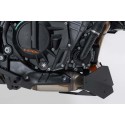 Protector de la tapa para la carcasa del motor Negro. KTM 990 Duke (23-).