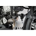 Protector de motor Negro/Plateado. Para V-Strom 1000 con crashbar.