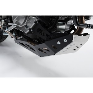 Protector de motor Negro/plateado. Suzuki DL650 (11-) / XT (15-).