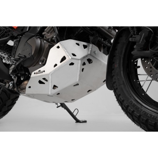 Protector de motor Plateado. Suzuki V-Strom 1050 (19-).
