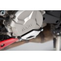 protector de la tapa para la carcasa del motor Negro/plateado. BMW S1000R / RR / XR.