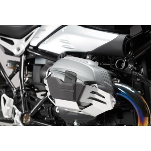 Protección de cilindro Plateado. BMW R1200 R / GS / Adv, R nineT.