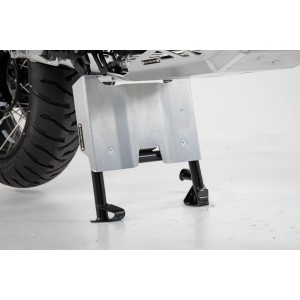 Extensión protector motor para caballete central Plateado. BMW R1200GS (12-18), R1250GS (18-).