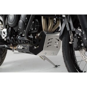 Protector de motor Negro/Plata. Para modelos Triumph Tiger 800 (10-).