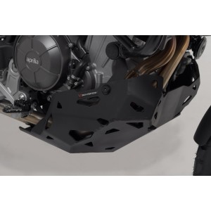 Protección del motor Negro. Aprilia Tuareg 660 (21-).