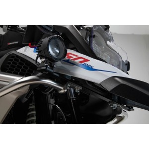 Soportes para luces Negro. BMW R 1200 GS (12-18), R 1250 GS (18-).