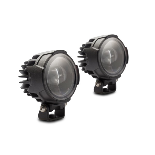 Kit de luces de carretera EVO Negro. Moto Guzzi V85 TT (19-23).