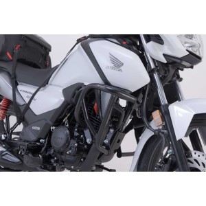 Protecciones laterales de motor Negro. Honda CB125F (20-).
