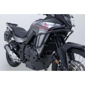 Protecciones laterales de motor Negro. Honda XL750 Transalp (22-).