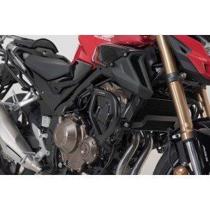 Protecciones laterales de motor Negro. Honda CB500F (12-).