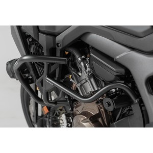 Protecciones laterales de motor Negro. Honda CRF1000L Africa Twin (15-19).