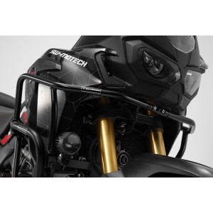 Protecciones superiores de motor Negro. Honda CRF1000L Africa Twin (15-).