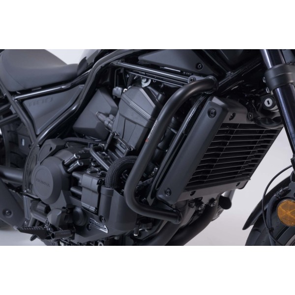 Protecciones laterales de motor Negro. Honda CMX1100 Rebel (20-).