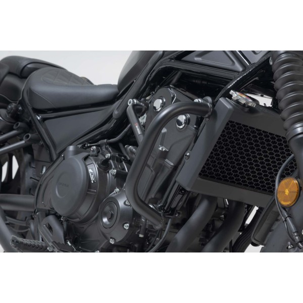 Potecciones laterales de motor Negro. Honda CMX 500 Rebel (16-), CL500 (22-).