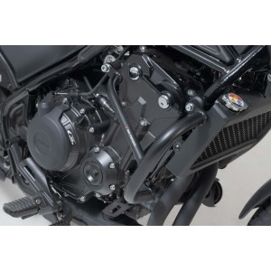 Potecciones laterales de motor Negro. Honda CMX 500 Rebel (16-), CL500 (22-).