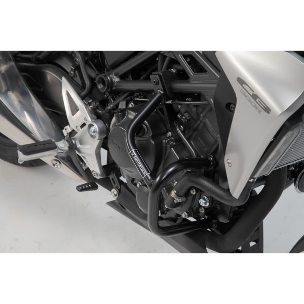 Protecciones laterales de motor Negro. Honda CB300R (18-).