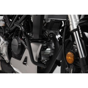 Protecciones laterales de motor Negro. Honda CB125R (17-20).