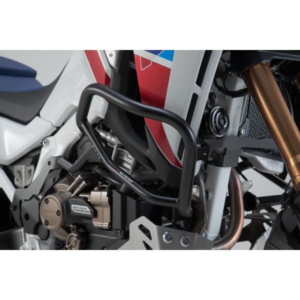 Protecciones laterales de motor Negro. Honda CRF1100L Africa Twin Adv Sp. (19-).