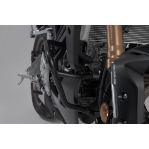 Protecciones laterales de motor Negro. Honda CB125R (20-).