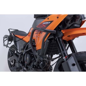 Protecciones laterales de motor Negro. KTM 250 Adv, 390 Adv (25-).