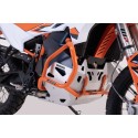 Protecciones laterales de motor Naranja. KTM 790 Adv/R (19-21), 890 Adv/R (20-22).