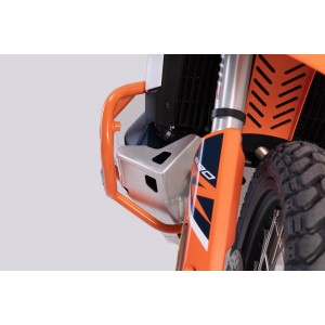 Protecciones laterales de motor Naranja. KTM 790 Adv/R (19-21), 890 Adv/R (20-22).