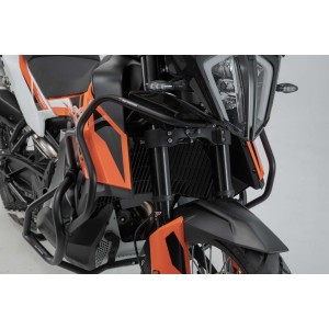 Protecciones superiores de motor Negro. KTM 790 Adv/R (19-21), 890 Adv/R (20-22).