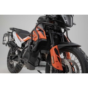 Protecciones superiores de motor Negro. KTM 790 Adv/R (19-21), 890 Adv/R (20-22).