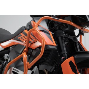 Protecciones superiores de motor Naranja. KTM 790 Adv/R (19-21), 890 Adv/R (20-22).