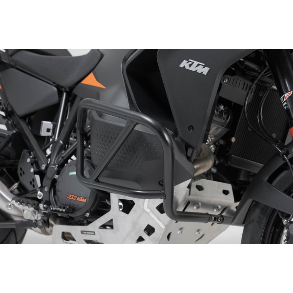 Protecciones laterales de motor Negro. KTM 1290 / 1390 Super Adventure (21-).