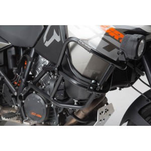 Protecciones sup. de motor para KTM original Negro. 1290 SAdv R / S (16-), 1090 Adv (16-).