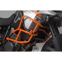 Protecciones sup. de motor para KTM original Naranja. 1290 SAdv R / S (16-), 1090 Adv (16-).