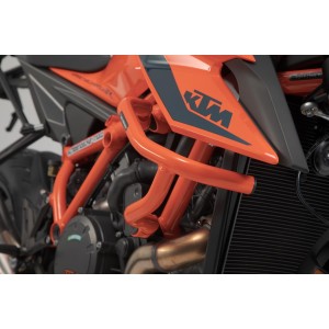 Protecciones laterales de motor Naranja. KTM 1290 Super Duke R / EVO (19-).