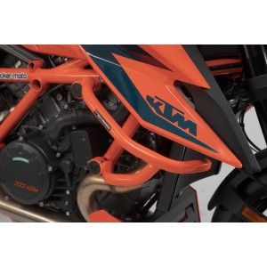 Protecciones laterales de motor Naranja. KTM 1290 Super Duke R / EVO (19-).