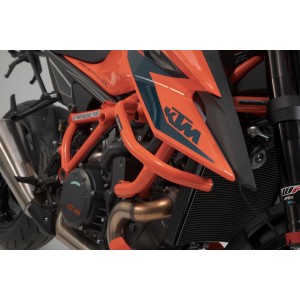 Protecciones laterales de motor Naranja. KTM 1290 Super Duke R / EVO (19-).
