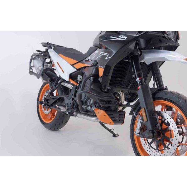 Protecciones laterales de motor Negro. KTM 890 SM T (23-).