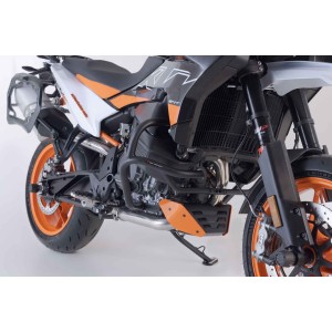 Protecciones laterales de motor Negro. KTM 890 SM T (23-).