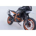 Protecciones laterales de motor Naranja electrónico. KTM 890 SM T (23-).