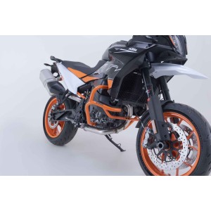 Protecciones laterales de motor Naranja electrónico. KTM 890 SM T (23-).