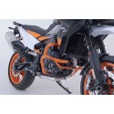 Protecciones laterales de motor Naranja electrónico. KTM 890 SM T (23-).