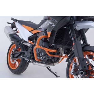 Protecciones laterales de motor Naranja electrónico. KTM 890 SM T (23-).