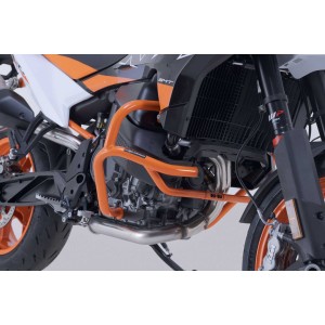 Protecciones laterales de motor Naranja electrónico. KTM 890 SM T (23-).