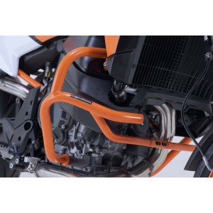 Protecciones laterales de motor Naranja electrónico. KTM 890 SM T (23-).