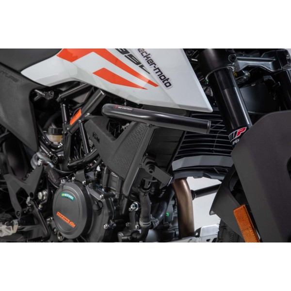Protecciones laterales de motor Negro. KTM 390 Adv (19-).