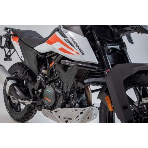 Protecciones laterales de motor Negro. KTM 390 Adv (19-).