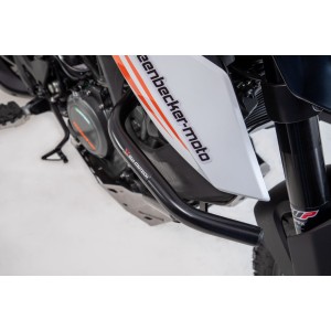 Protecciones laterales de motor Negro. KTM 390 Adv (19-).