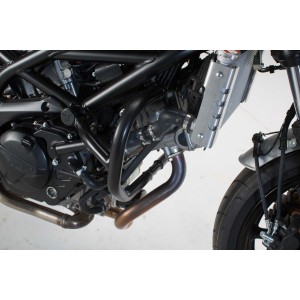 Protecciones laterales de motor Negro. Suzuki SV650 ABS (15-)/SV650 X (18-).