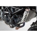Protecciones laterales de motor Negro. Suzuki SV650 ABS (15-)/SV650 X (18-).