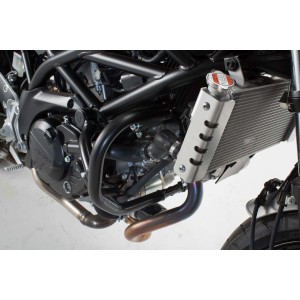 Protecciones laterales de motor Negro. Suzuki SV650 ABS (15-)/SV650 X (18-).