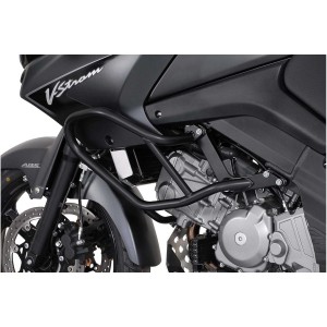 Protecciones laterales de motor Negro. Suzuki DL 650 V-Strom (04-10).